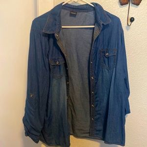 Soft Chambray Shirt Size